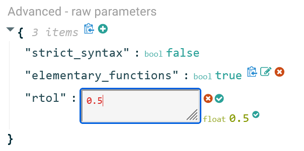 Image showing the two checkmarks locations that determine the type of the parameter value.